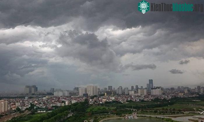 Quang cảnh bầu trời khi sắp có mưa. (Ảnh: intenet).