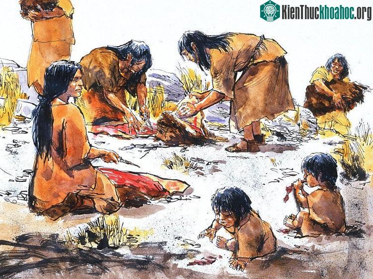 Phụ nữ thời cổ đại.
