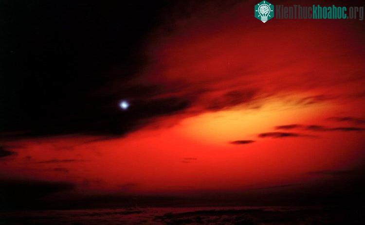 Starfish Prime sau khi phát nổ 45-90 giây. (Ảnh: Los Alamos National Laboratory).