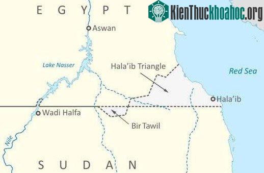 Ranh giới năm 1899 và 1902 giữa Ai Cập và Sudan.