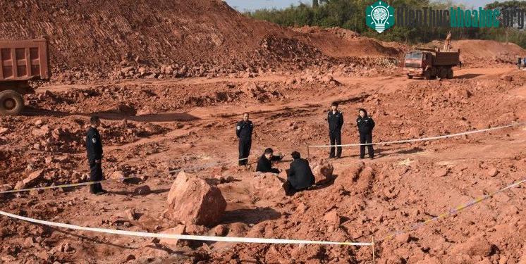Hiện tại, khu vực trứng khủng long đã bị phong tỏa.