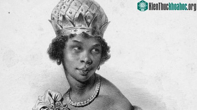 Nzinga có cả một dàn hậu cung toàn trai đẹp.