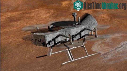 "Chuồn chuồn máy" là một trực thăng thăm dò tối tân - (ảnh: NASA).
