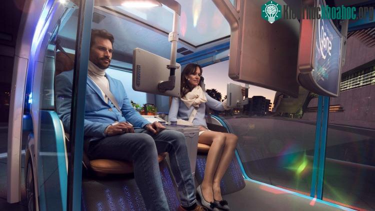 Căn phòng này có tính năng công nghệ LED chấm lượng tử cho ôtô
