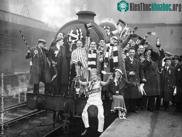 Cổ động viên của đội Arsenal tại King
