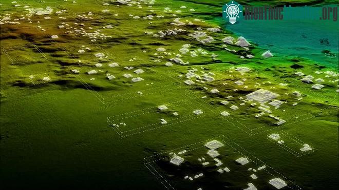 Công nghệ quét laser giúp nhóm nghiên cứu tìm ra các kiến trúc cổ của người Maya. (Ảnh: National Geographic).