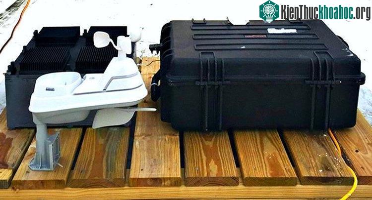 Thiết bị tạo ra năng lượng từ không khí. (Ảnh: MIT).
