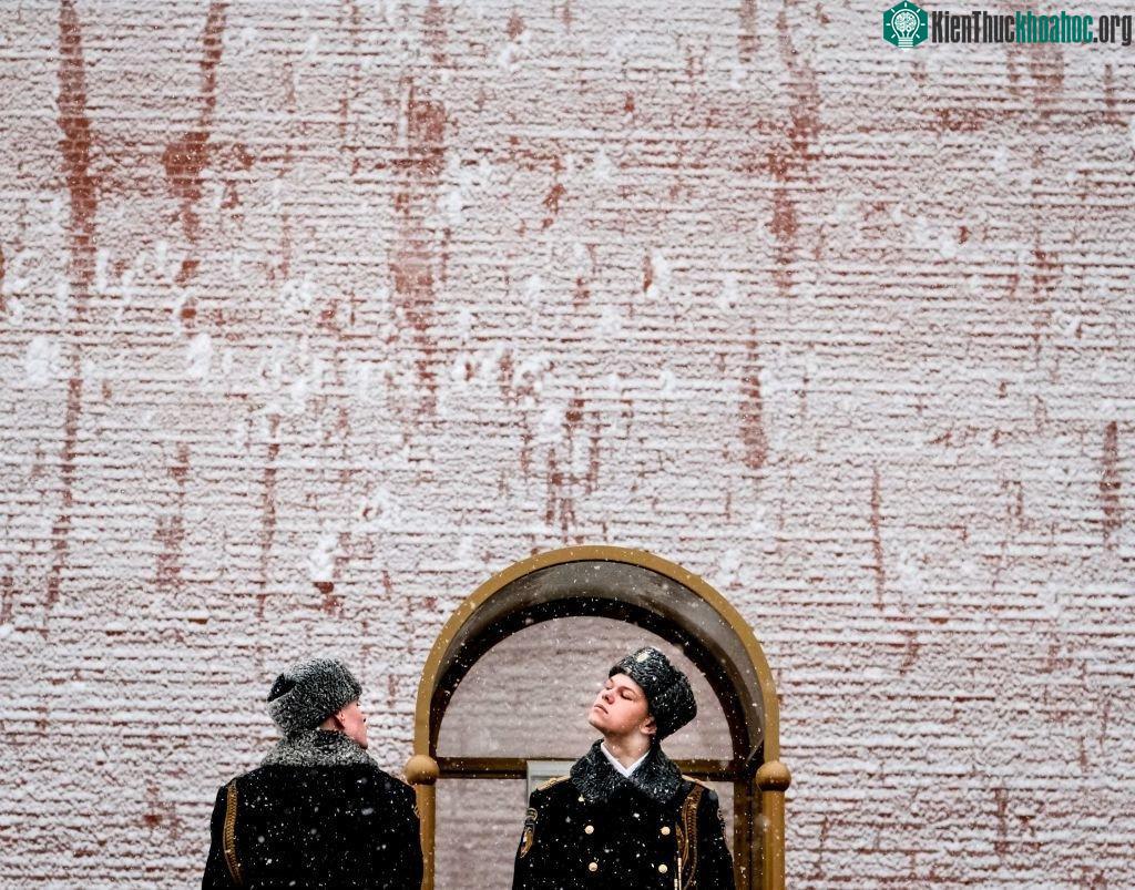Chiếc mũ ushanka đặc trưng của mùa đông nước Nga