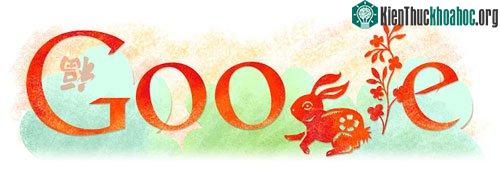 Tết châu Á 2011 với Google cũng không khác mấy, vẫn là một con giáp tượng trưng