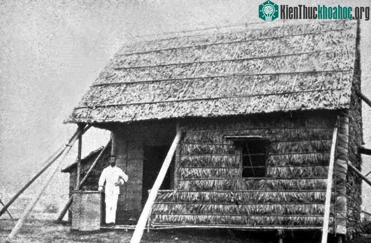 Căn nhà lá, đồng thời là "phòng thí nghiệm" của Yersin ở Hồng Kông - nơi ông tìm ra vi trùng dịch hạch.