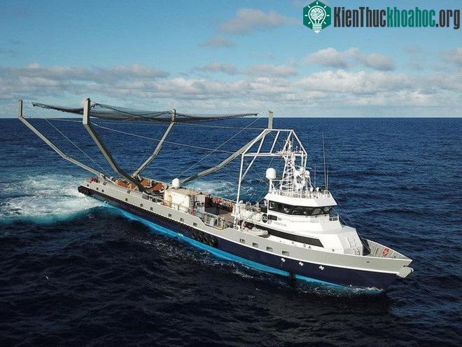 Tàu Mr.Steven của SpaceX để đón cấu trúc trị giá 6 triệu USD của tên lửa Falcon 9.