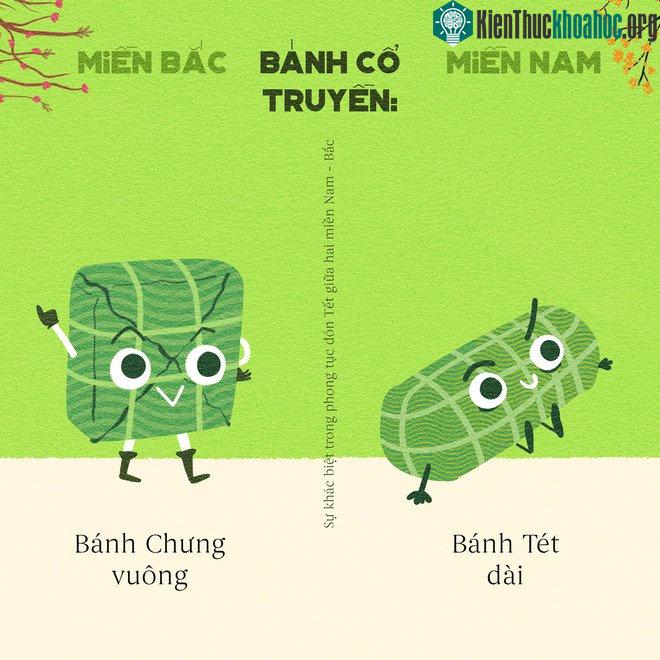 Bánh chưng hay bánh tét thì đều rất ngon.