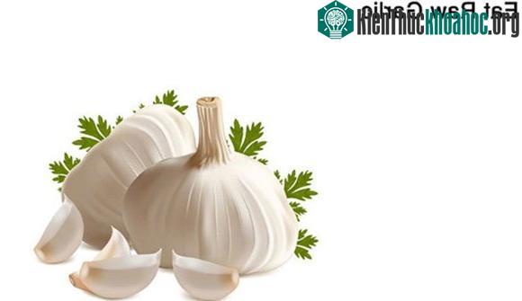 Nhai tỏi tươi
