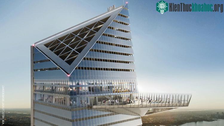 Bản vẽ phối cảnh tòa nhà 30 Hudson Yards.