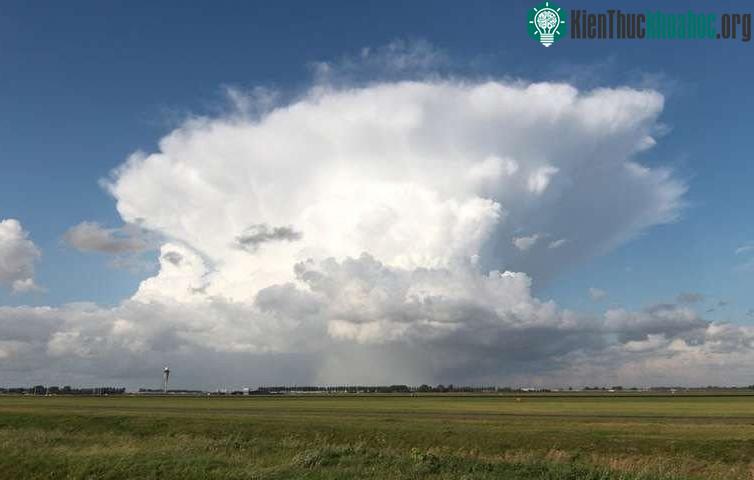 Một Cumulonimbus với hình dạng đặc trưng. (Ảnh: Shutterstock).