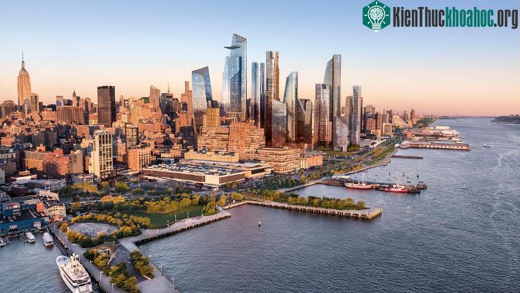 Dự án khu dân cư Hudson Yards bên bờ sông Hudson.