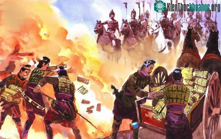 "Đốt sách chôn Nho" - tội đâu phải Tần Thủy Hoàng? (Tranh minh họa).