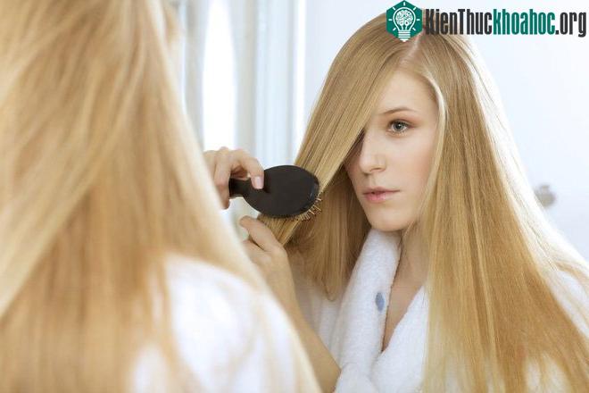 Cho dù tóc bạn thuộc loại khô hay xoăn thì da dầu vẫn cần làm sạch ít nhất một lần trong tuần