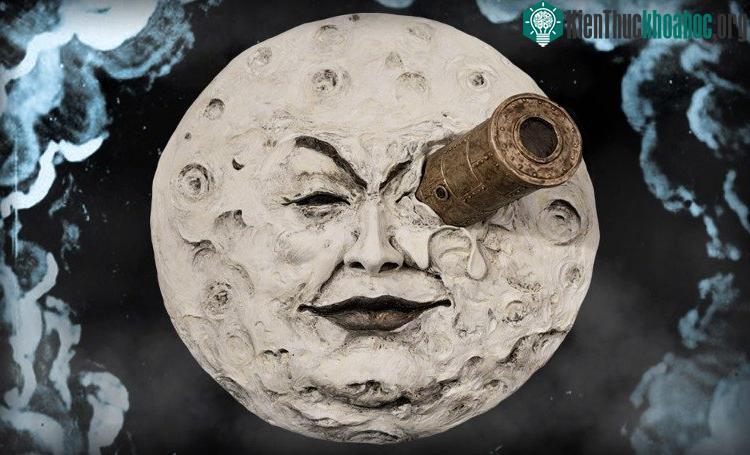Hình ảnh trong phim A Trip to the Moon của Georges Méliès.