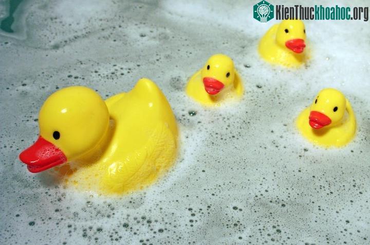 Vi khuẩn tiềm ẩn nguy cơ gây bệnh cũng chiếm tới 80% các mẫu đồ chơi cao su.
