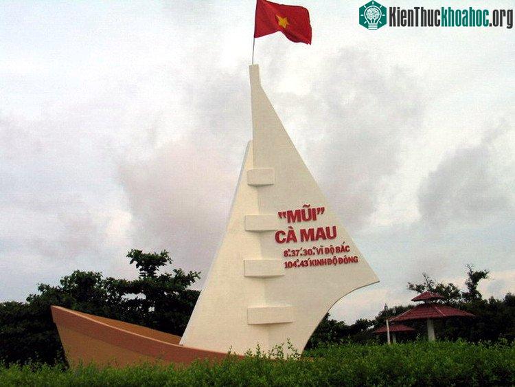 Điểm cực Nam của Việt Nam.
