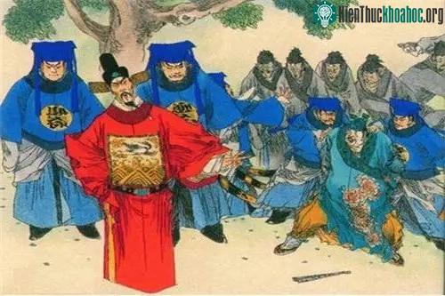 Án "giết 10 họ" của Phương Hiếu Nhụ vẫn được hậu thế nhắc tới như một trong những vụ án đẫm máu nhất Minh triều. (Tranh minh họa).
