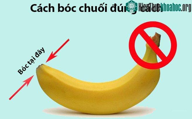 Đây mới là cách bóc chuối chuẩn nè.