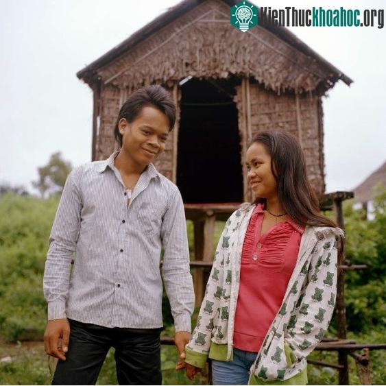 Nang Chan và một người bạn trai.