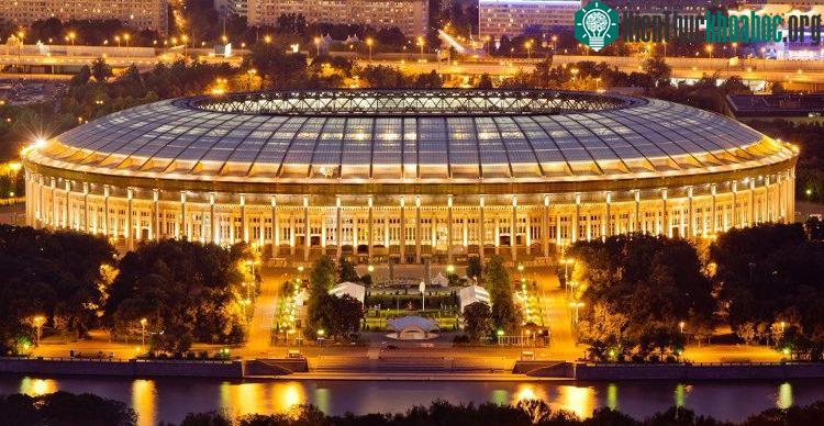 Sân vận động Luzhniki thuộc thủ đô Moskva sẽ diễn ra trận khai mạc World Cup 2018.