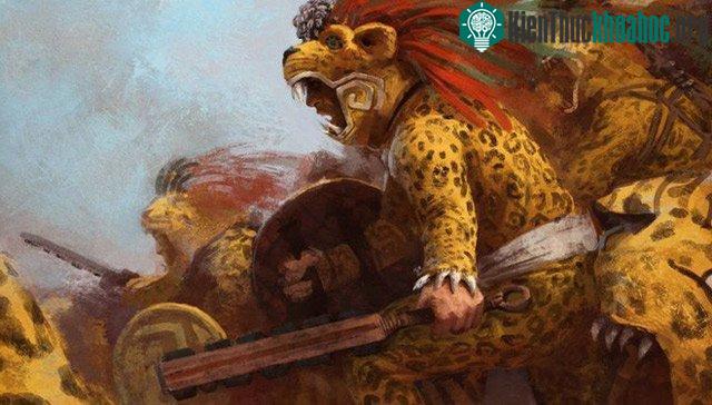 Áo giáp bông của chiến binh Aztec thậm chí còn vượt trội hơn cả áo giáp làm từ sắt, thép. (Ảnh: DeviantArt)