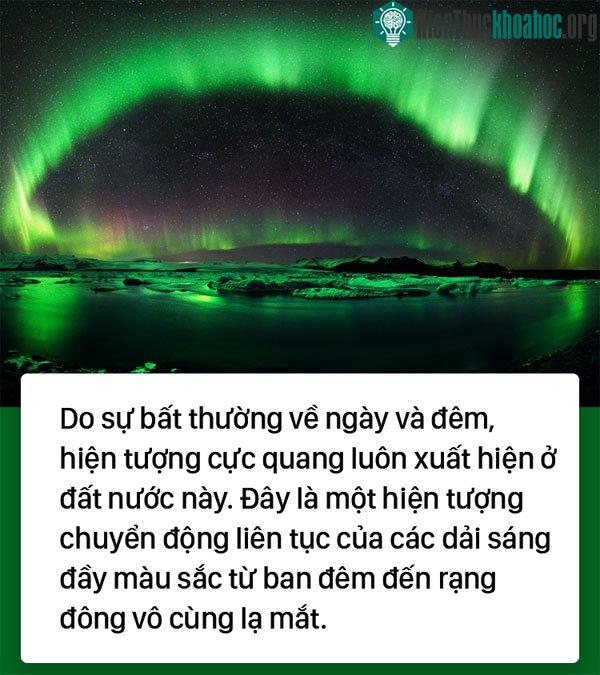 Hiện tượng cực quang luôn xuất hiện ở nước này