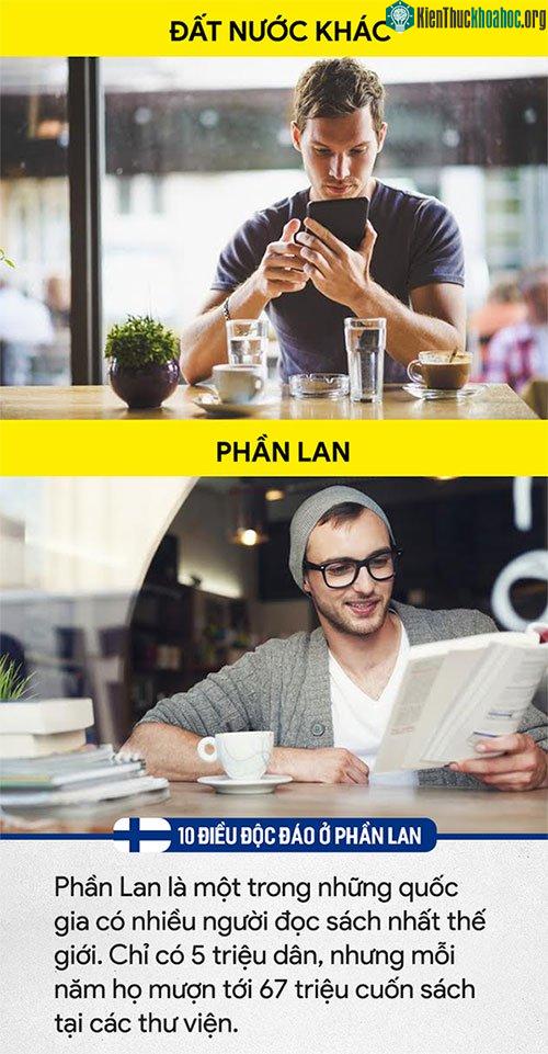 Phần Lan là nước có nhiều người đọc sách nhất thế giới