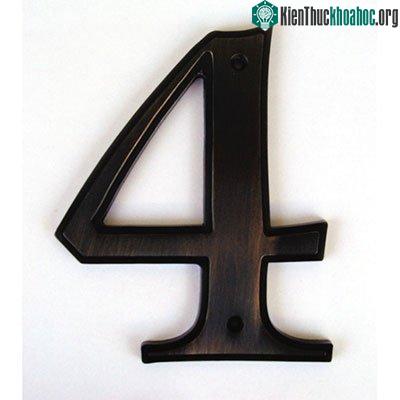 Trong quan niệm của người Nhật Bản, con số 4 được cho là con số kém may mắn.