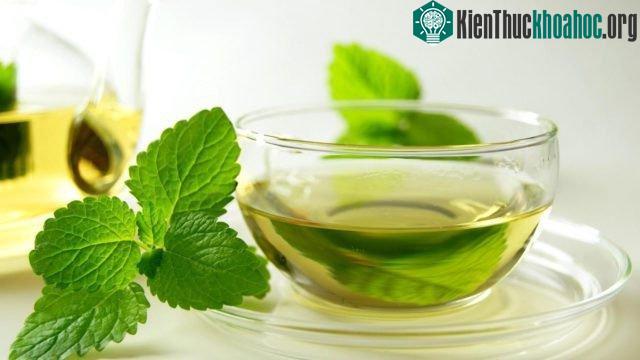 Trà gừng và bạc hà có thể giúp giảm triệu chứng say mì chính.