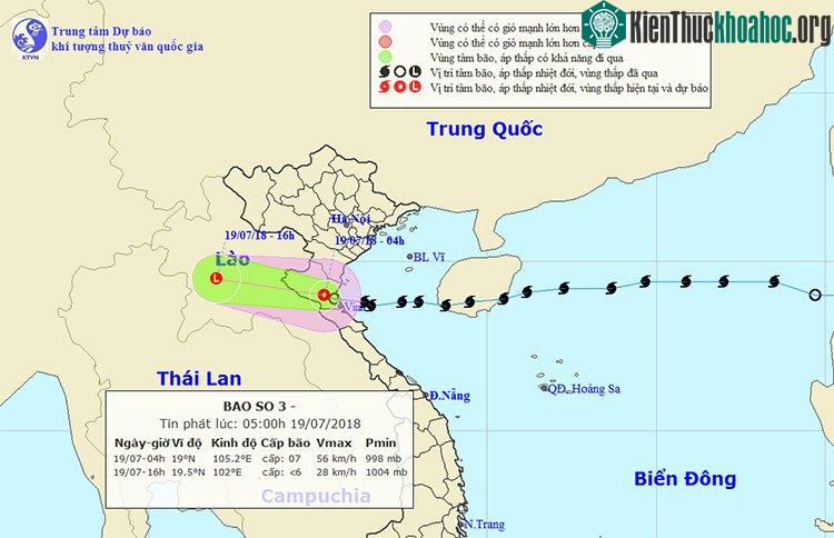 Bão số 3 suy yếu thành áp thấp sau khi đổ bộ vào nước ta.