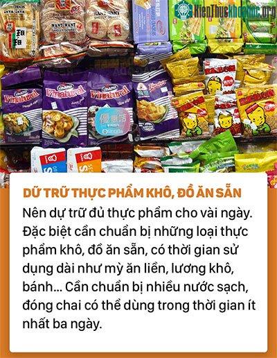 Dự trữ thực phẩm khô