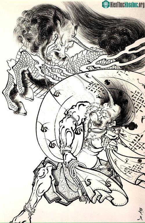 Theo các truyền thuyết kể lại, Kotaro là một bán yêu, mang trong mình dòng máu nửa người, nửa quỷ. (Ảnh minh họa).