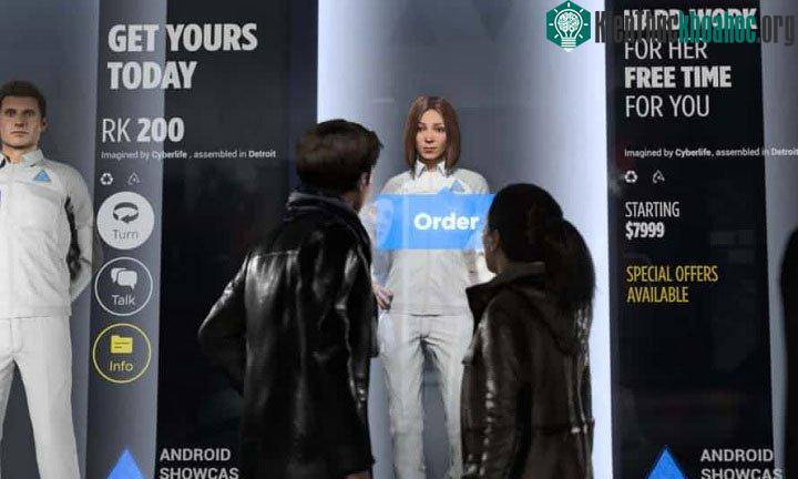 Mua bán robot chăm sóc trẻ em trong Detroit: Become Human