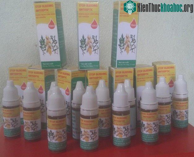 Khả năng cầm máu, sát khuẩn được thí nghiệm trên động vật và người đều đạt hiệu quả chất lượng.