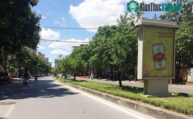 Trong ảnh là tuyến đường Lạc Long Quân vắng vẻ vào lúc 1h trưa ngày 4/7.