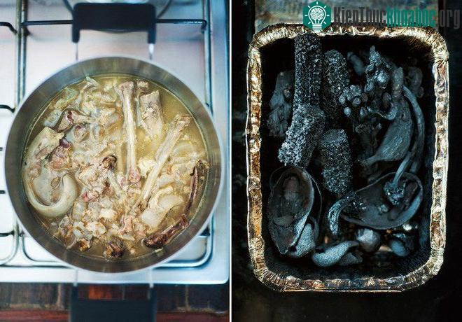Đốt chất thải thực vật cho đến khi nó trở thành than.
