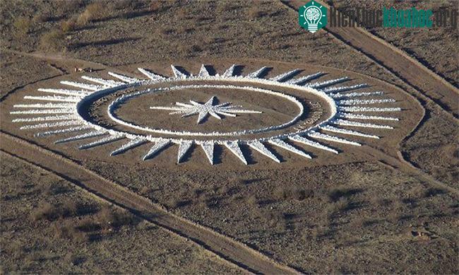 Bãi đáp UFO hình ngôi sao.