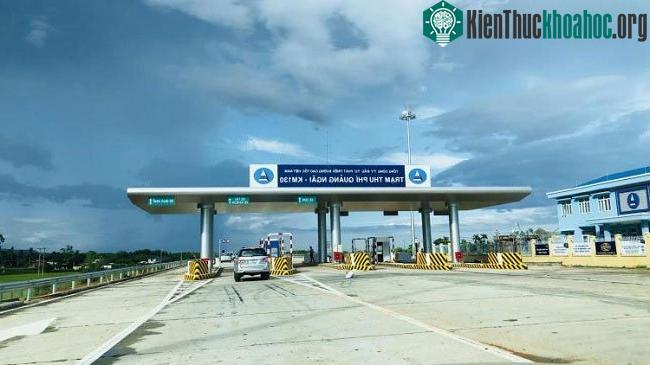 Trạm thu phí Quảng Ngãi đã hoàn thiện.