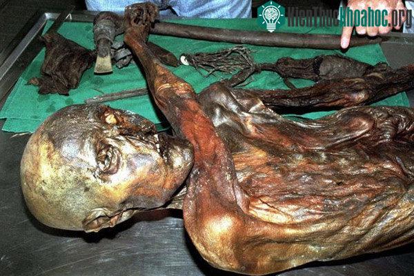Xác ướp người băng Otzi được xác định có niên đại hơn 5.300 năm.