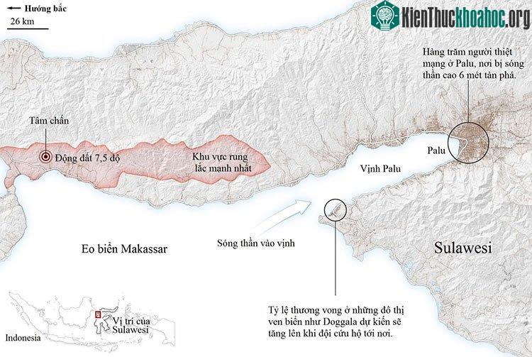 Bản đồ của Cục khảo sát địa chất Mỹ.