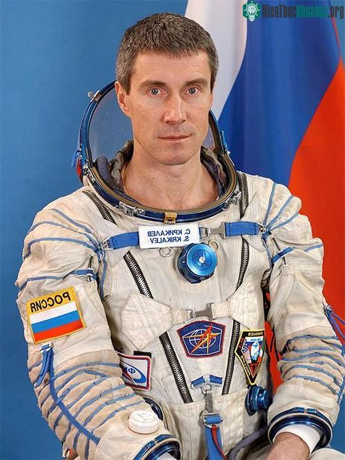Sergei Krikalev khi còn trẻ. Hiện tại ông đã 60 tuổi.
