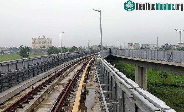 Trong quá trình chạy thử nghiệm, vận tốc tàu chạy tối đa là 65km mỗi giờ