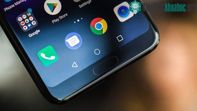 Cảm biến vân tay siêu âm của Qualcomm trên Honor 10.