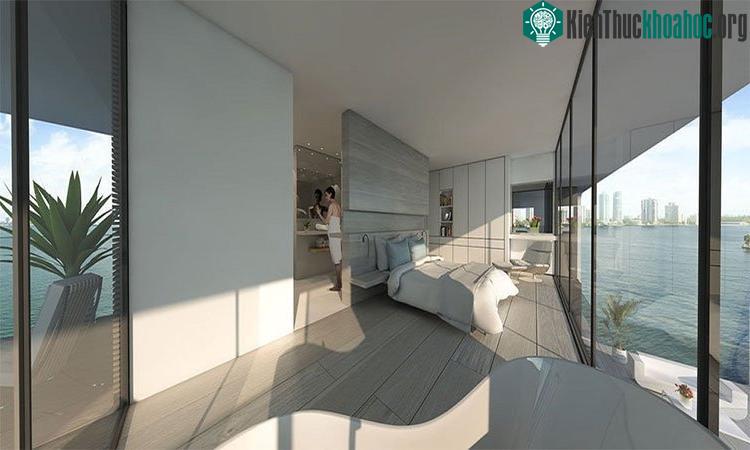 Các ngôi nhà hoạt động dựa vào những tấm pin mặt trời trên mái và không thải khí.