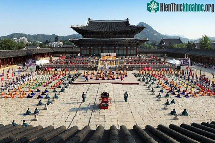 Đây là Cung điện Cảnh Phúc nằm ở Jongno-gu, Seoul.